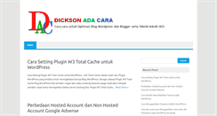 Desktop Screenshot of dicksonadacara.com